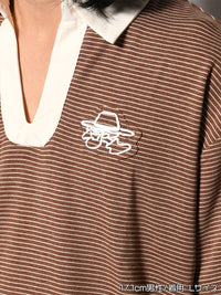 BORDER SS SKIPPER SH -BROWN-