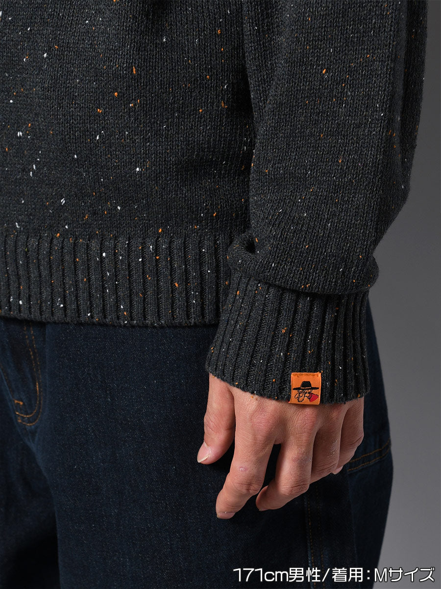 DOG KNIT -BLACK-