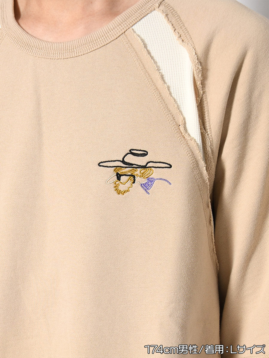SWEAT S/S TEE -BEIGE-