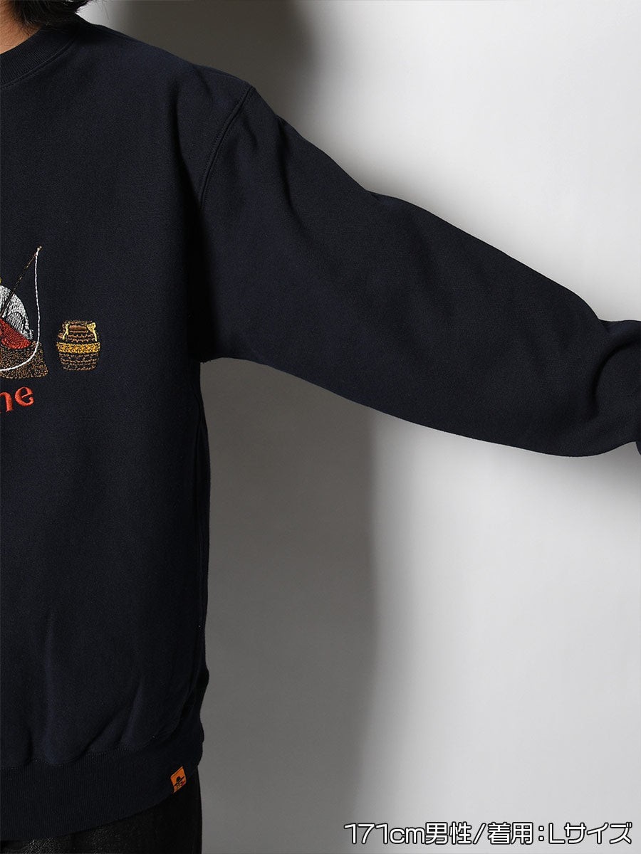 EXCHANGE SWEAT -NAVY-