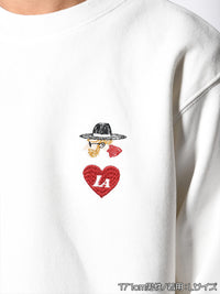 BROKEN HEART SWEAT -WHITE-