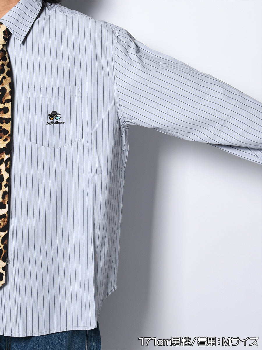 TIE L/S SHIRT -GREY-