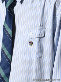 TIE STRIPE LS SHIRT -LIGHT BLUE-