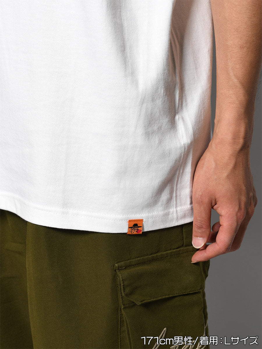 GHOST POCKET TEE -WHITE-