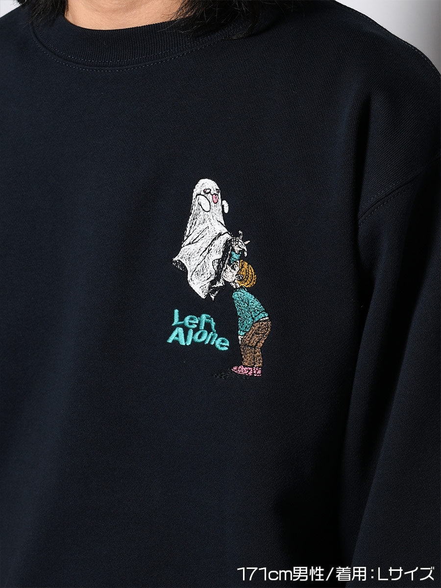 GHOST PUFF SWEAT -NAVY-