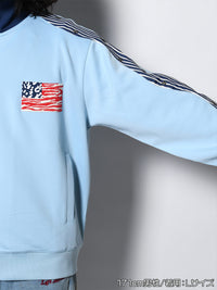 ZEBPARD TRACK JKT -LIGHT BLUE-