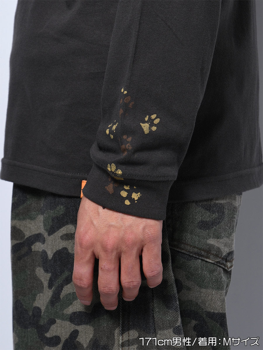ICON CAT L/S TEE -SUMI-