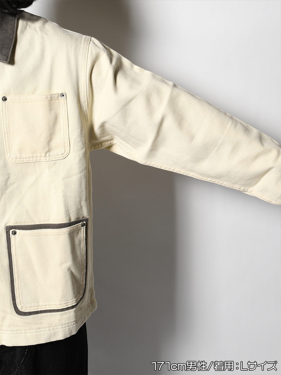 COVERALL JKT -IVORY-
