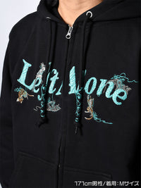CAT ZIP PARKA -BLACK-