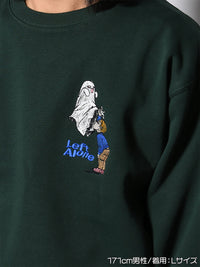 GHOST PUFF SWEAT -GREEN-