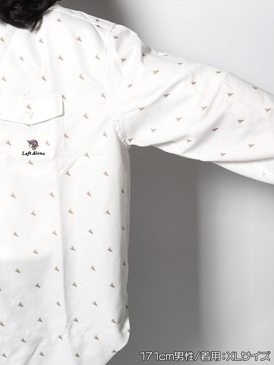 KNIT TIE LS SHIRT -PATTERN-