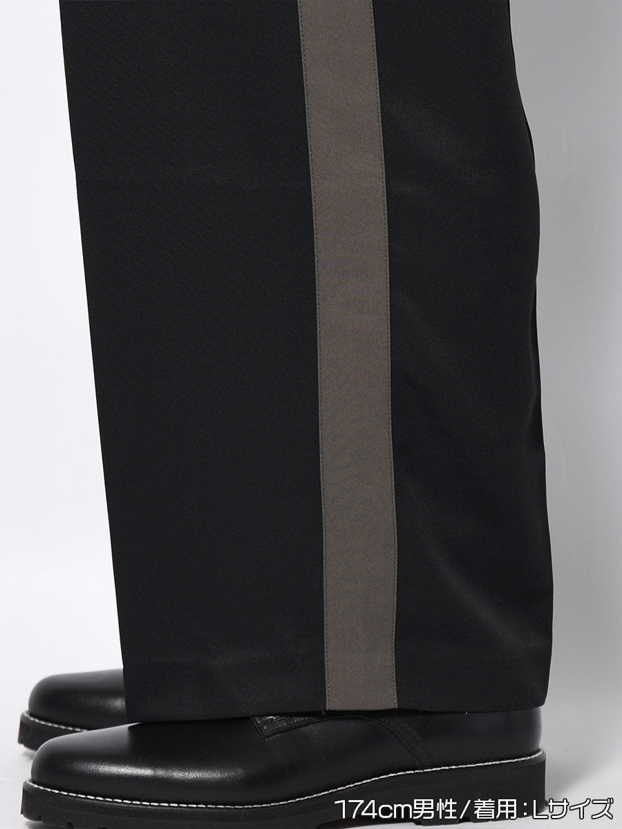 BELT TROUSERS -BLACK-