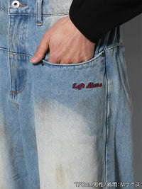 RAW WAVE DENIM PANTS -L.INDIGO-