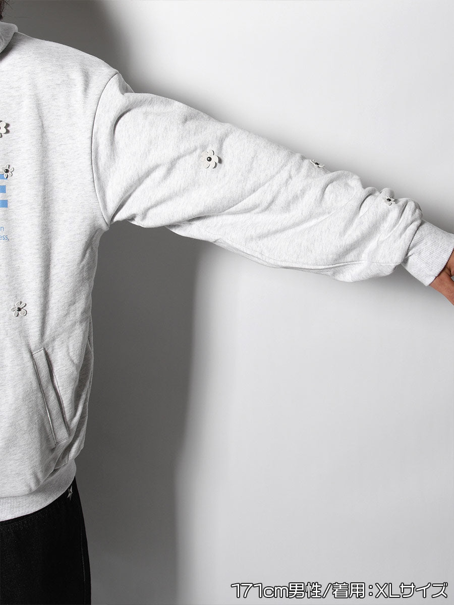 REVERSIBLE HOODIE -ASH-