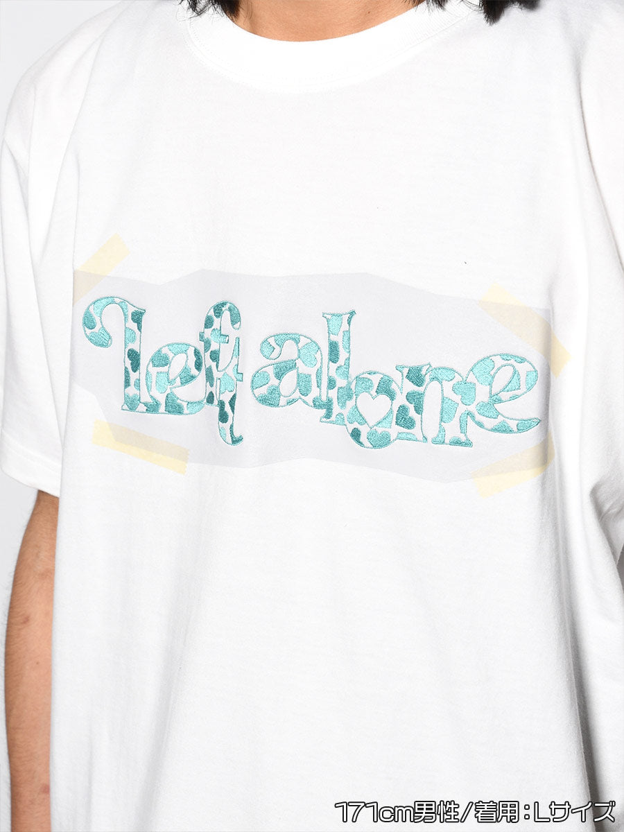 HEART LOGO TEE -WHITE-