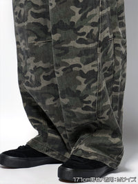 CHANGE DENIM PANTS -CAMO-
