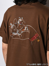FREE DOG SS TEE -BROWN-