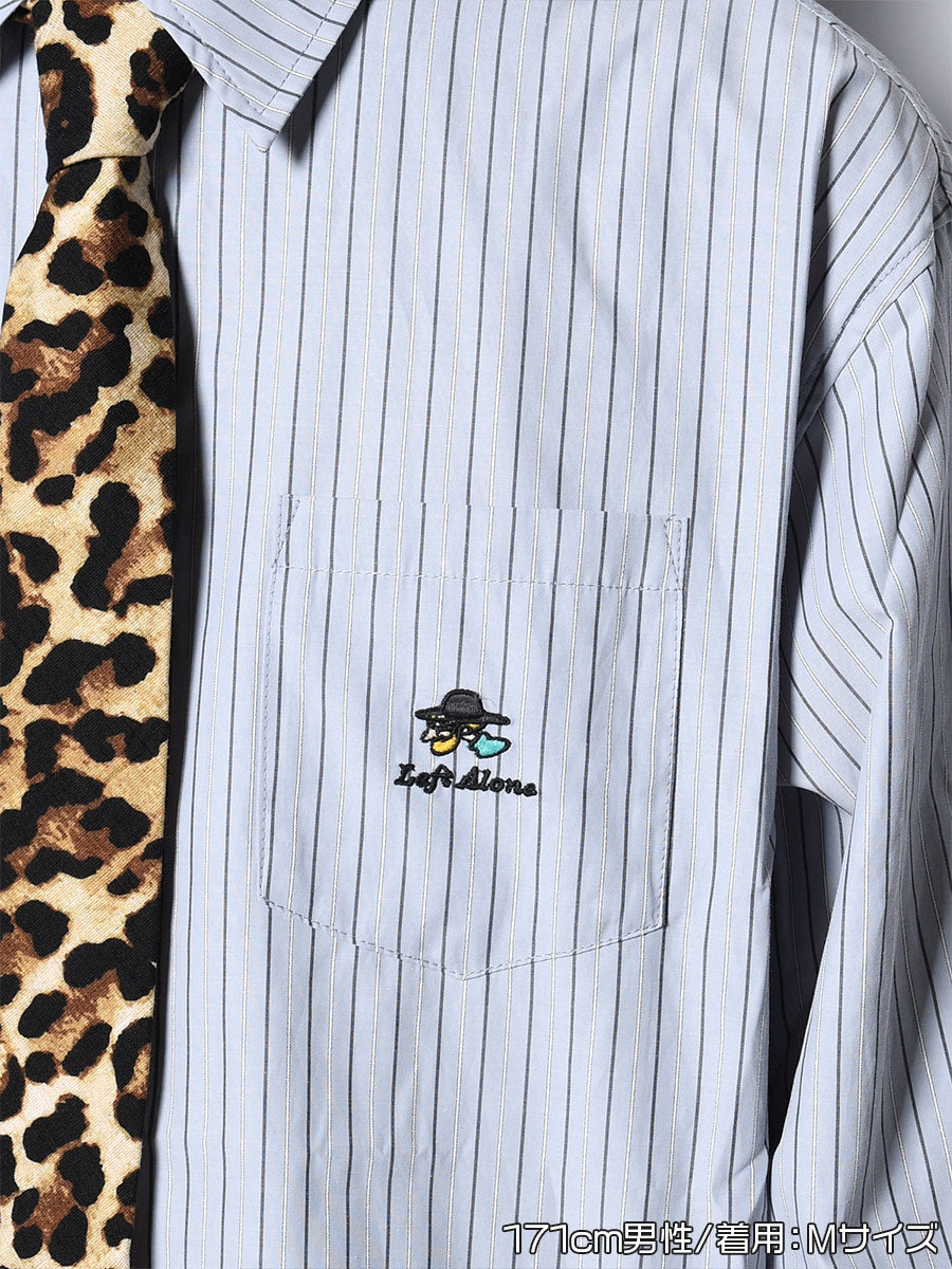 TIE L/S SHIRT -GREY-