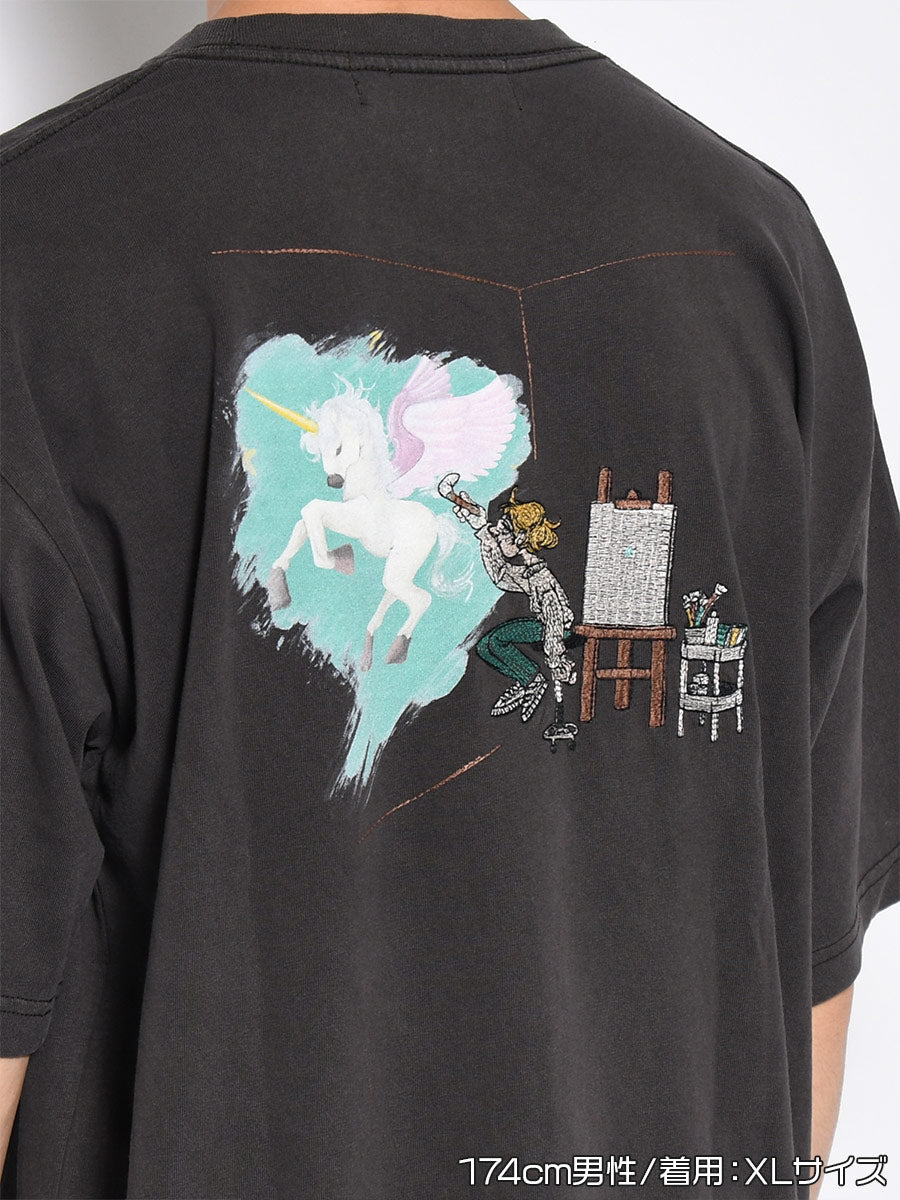 PAINTER S/S TEE -BLACK-