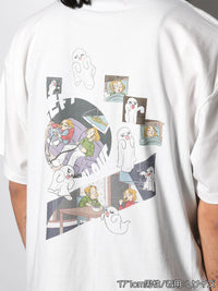 GHOST POCKET TEE -WHITE-