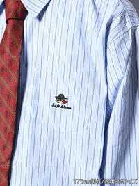 TIE L/S SHIRT -BLUE-