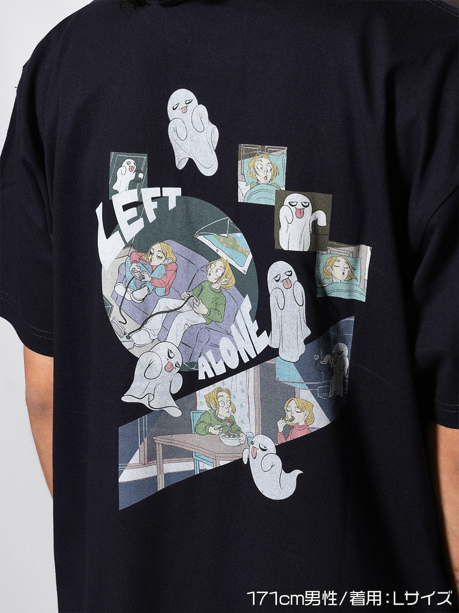 GHOST POCKET TEE -NAVY-