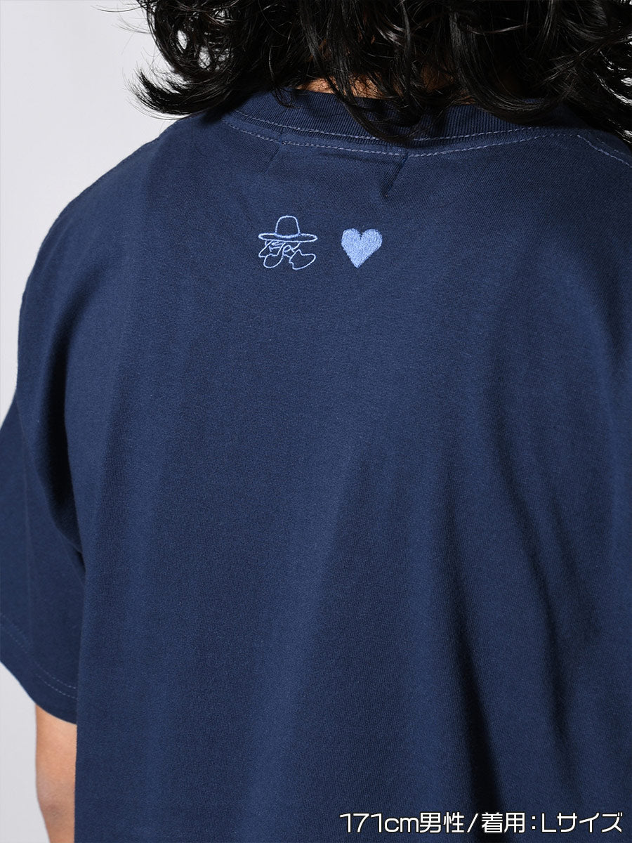 3D ICON SS TEE -NAVY-