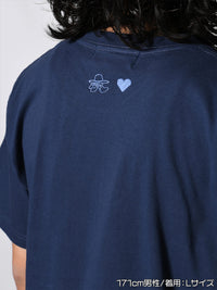 3D ICON SS TEE -NAVY-