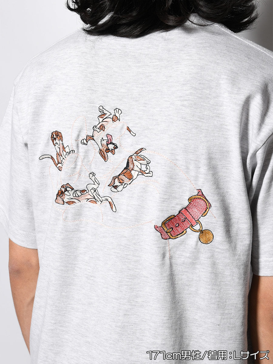 FREE DOG SS TEE -ASH-
