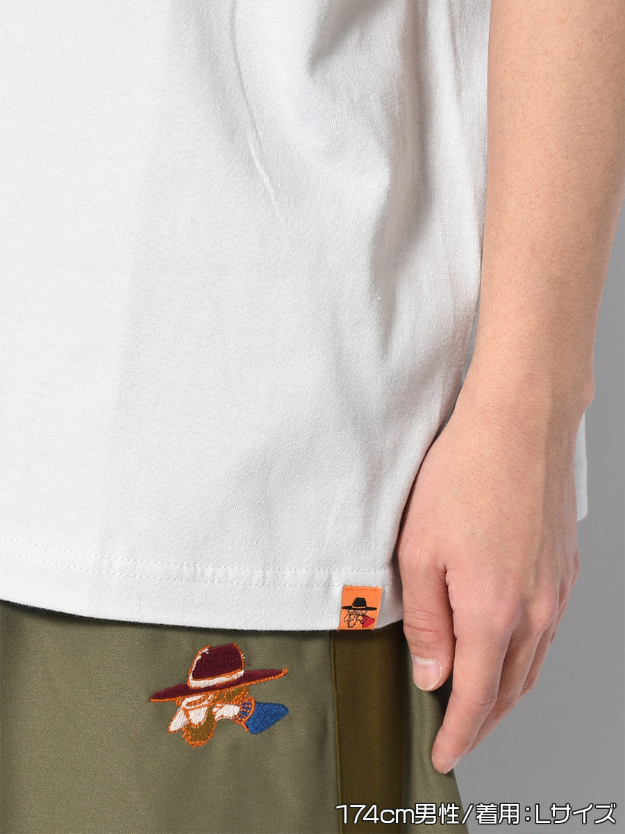 GHOST S/S TEE -LIGHT BLUE-