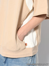SWEAT S/S TEE -BEIGE-
