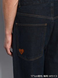 ONE WASH DENIM PANTS -INDIGO-
