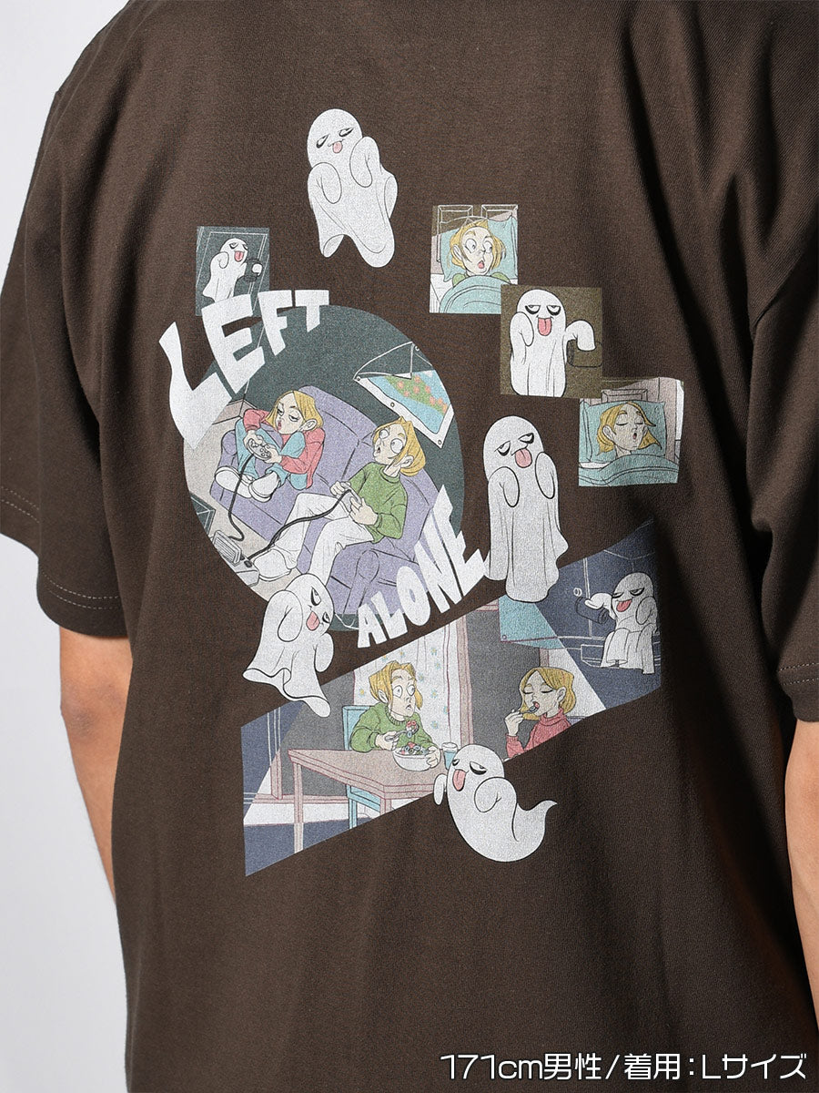 GHOST POCKET TEE -CHARCOAL-