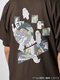 GHOST POCKET TEE -CHARCOAL-