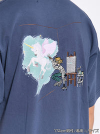 PAINTER S/S TEE -NAVY-