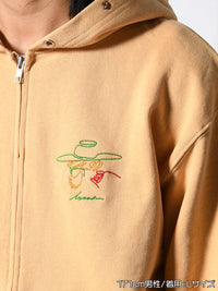 STUDS ICON ZIP PARKA -YELLOW-