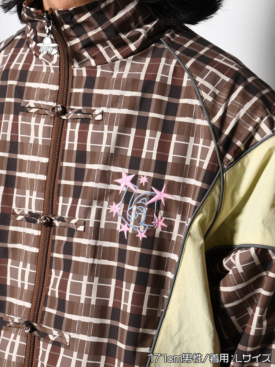 NYLON TRACK JKT -CHECK-
