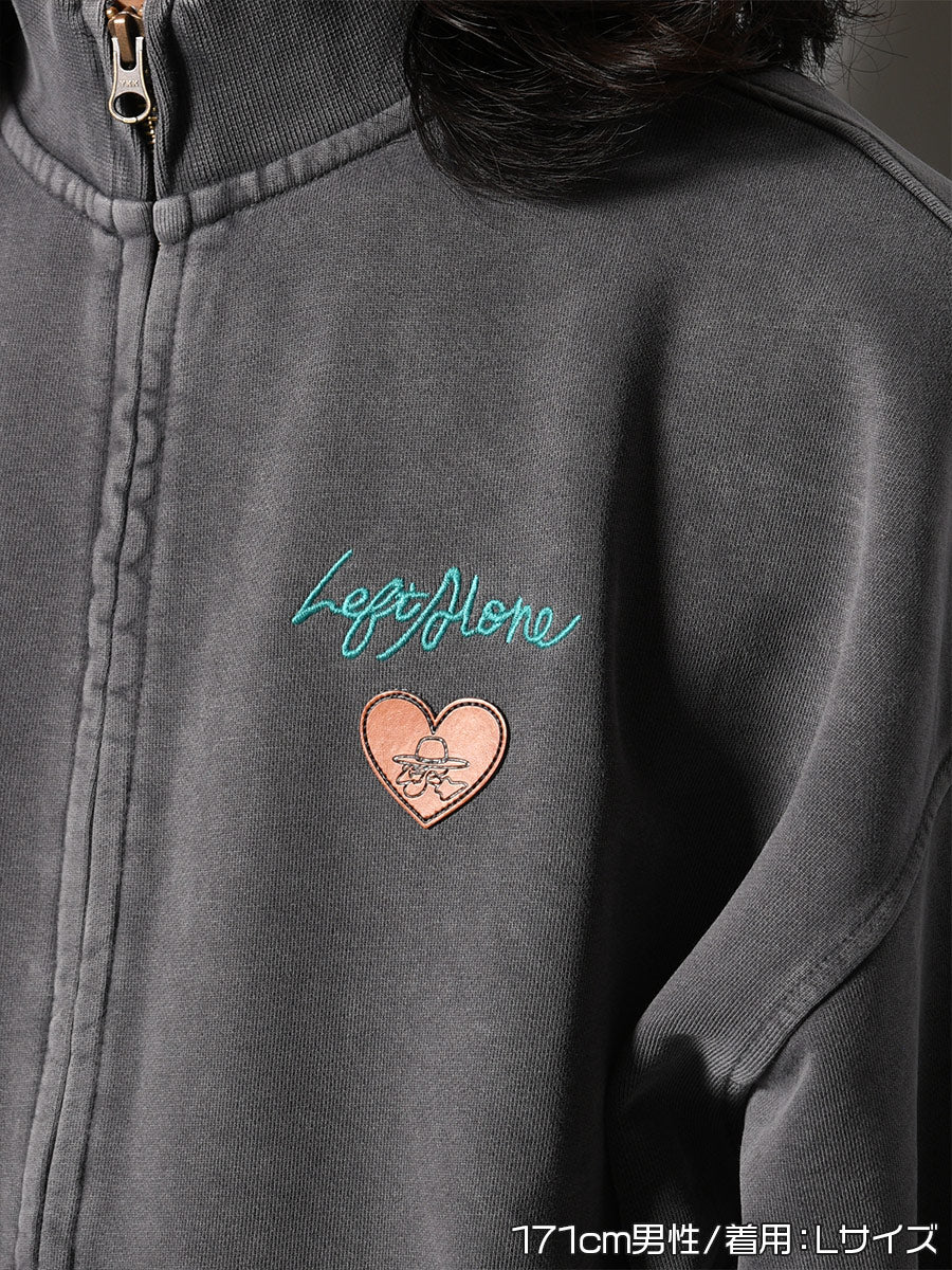 STAND ZIP SWEAT -GREY-