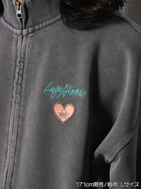 STAND ZIP SWEAT -GREY-