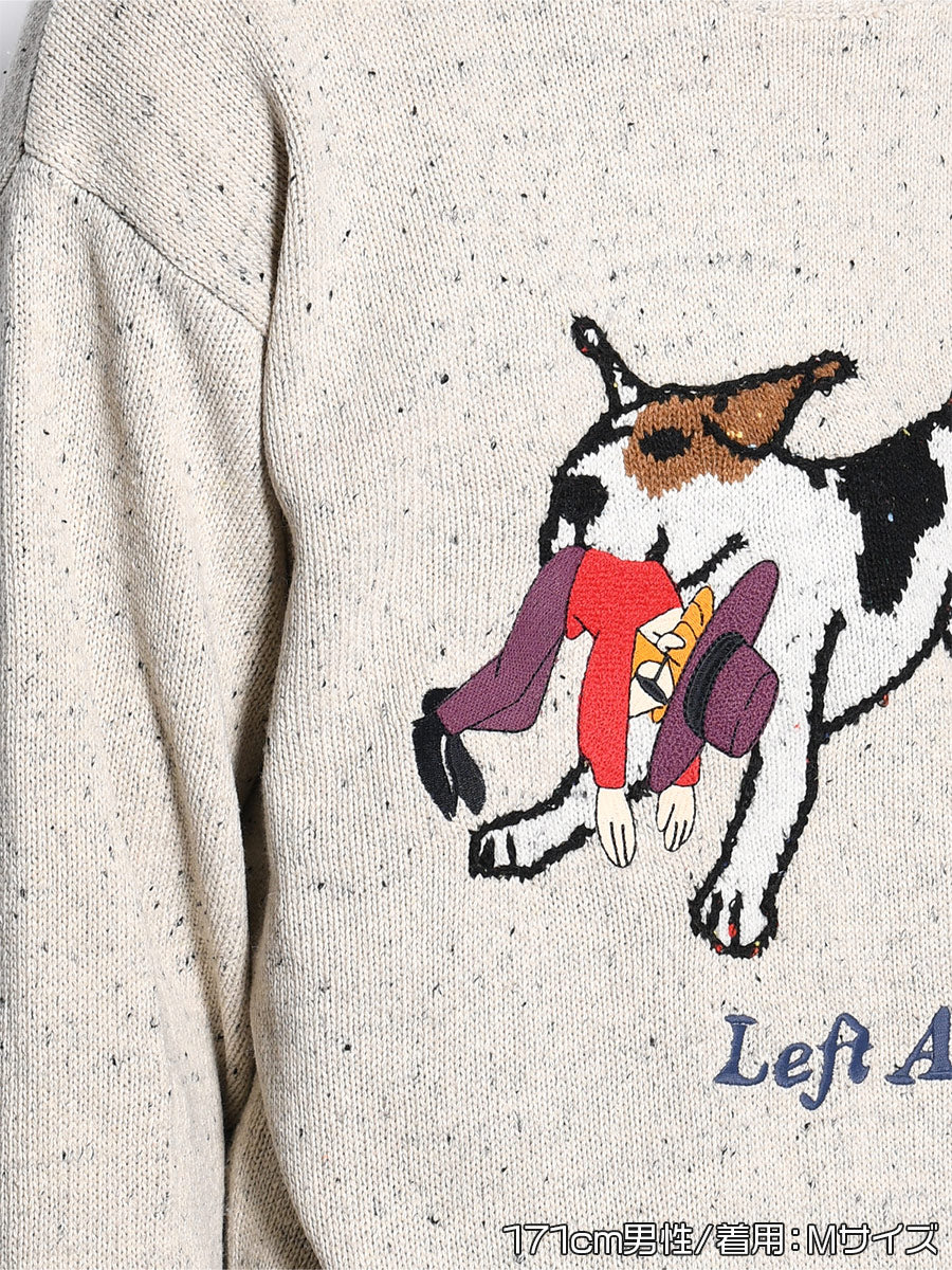 DOG KNIT -IVORY-