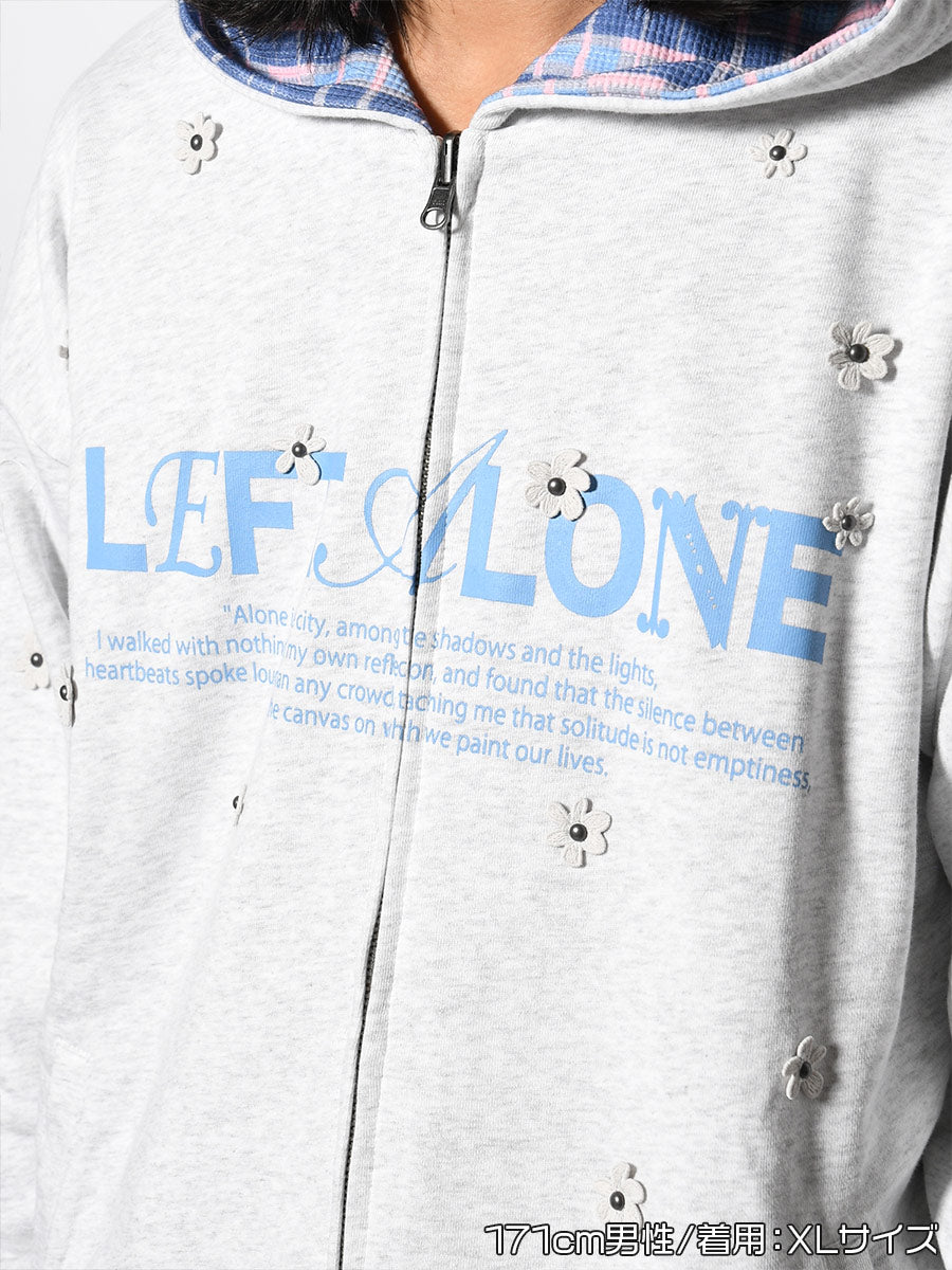 REVERSIBLE HOODIE -ASH-