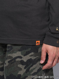 ICON CAT L/S TEE -SUMI-