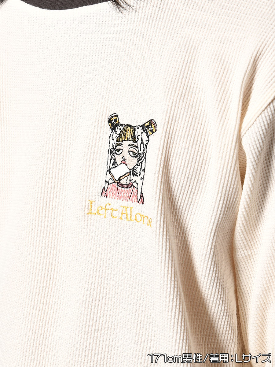 THERMAL RINGER LS TEE -IVORY-