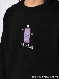 CREW KNIT -BLACK-