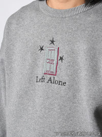 CREW KNIT -GREY-