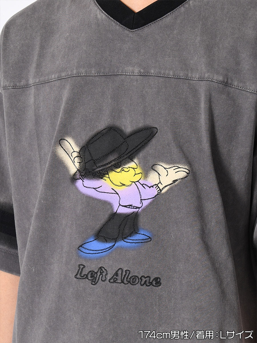 HOCKEY S/S TEE -GREY-