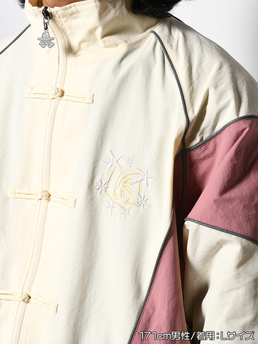 NYLON TRACK JKT -IVORY-