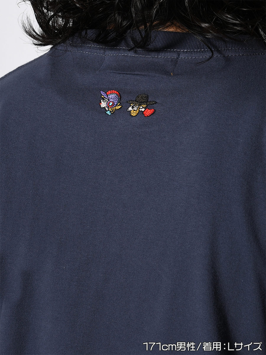 HEART POCKET TEE -PURPLE-