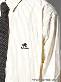 TIE L/S SHIRT -LIGHT YELLOW-