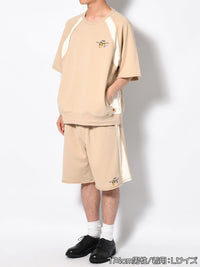 SWEAT SHORTS -BEIGE-